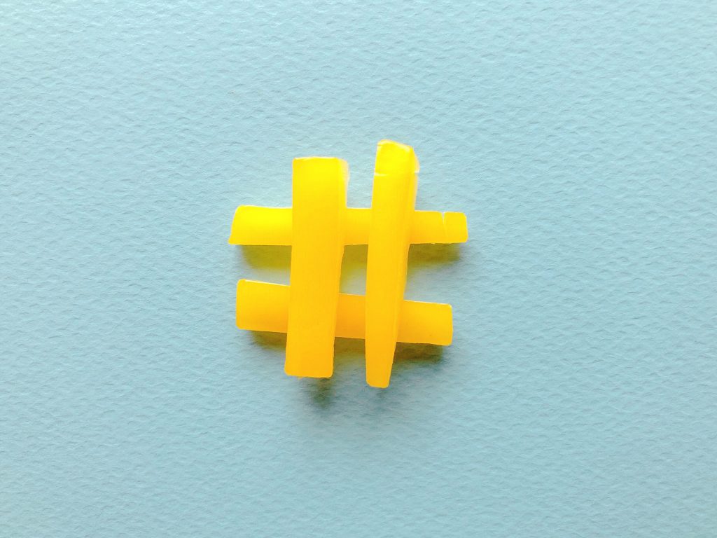 Use hashtag